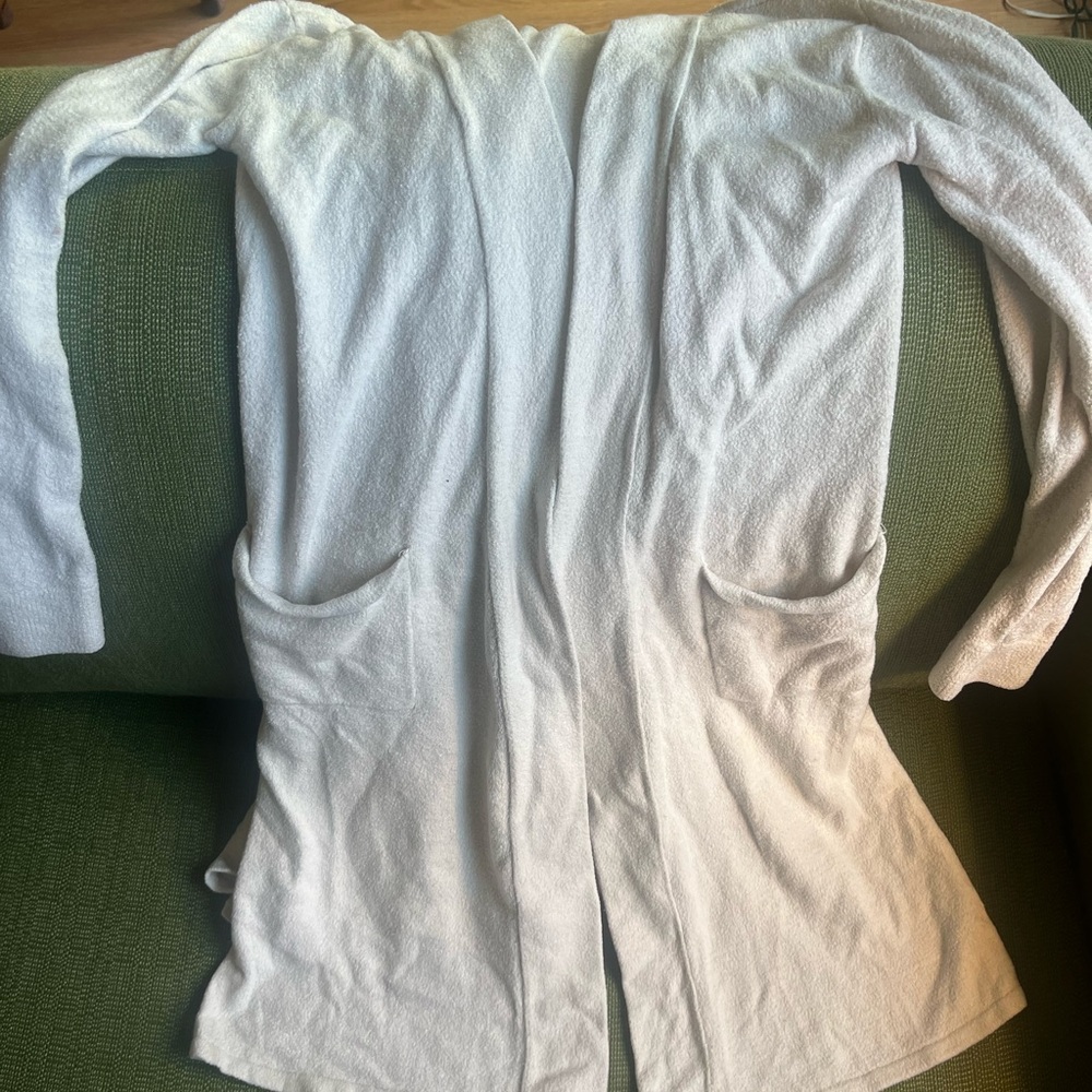 Knix Cream Open-Front Cardigan